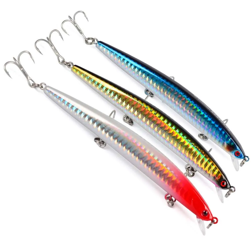 1 шт. рыболовные приманки пластиковые жесткие басовые 10 видов цветов блесна