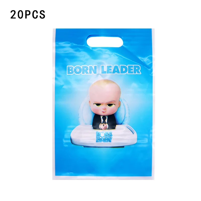 Gift bag 20pcs С рисунком из мультфильма для маленьких Boss День Рождения украшения шарики комплект вечерние поставки Baby Shower вечерние поставки с днем рождения воздушные шары - Цвет: Gift bag 20pcs