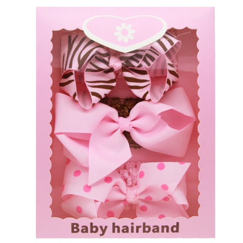 Один комплект из 3 предметов Детские аксессуары для волос повязка на голову