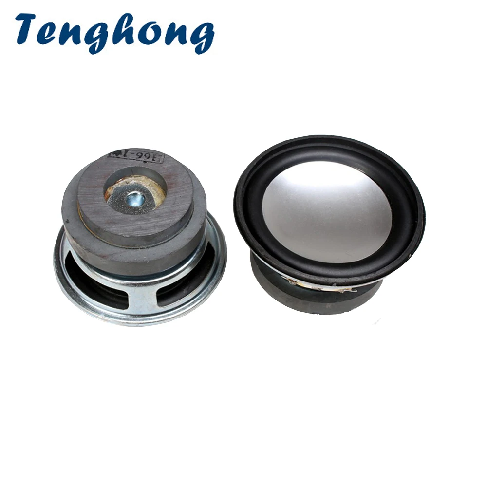 Tenghong 2 шт. 5 дюймовый 66 мм Mediant Bass Speaker s 4 Ом 10 Вт портативная аудио колонка динамик