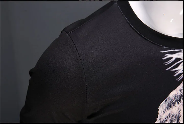 2018 Summer Cotton Men Casual T shirts Brand Fashion Korean Silm Fit Tshirts Plus Size | Мужская одежда