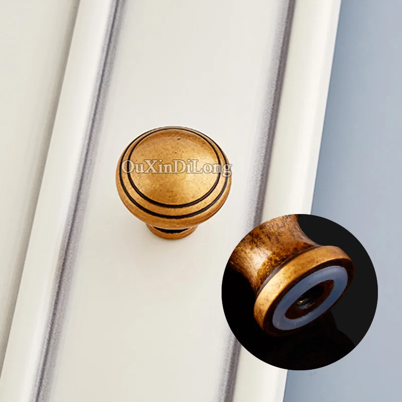 Античные ручки и для кухонной мебели в ретро стиле 10 шт. латунные шкафа шкафа|kitchen