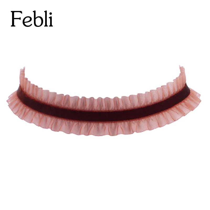Febli ручной работы Falbala колье Цепочки и ожерелья сладкие романтические Colar feminino