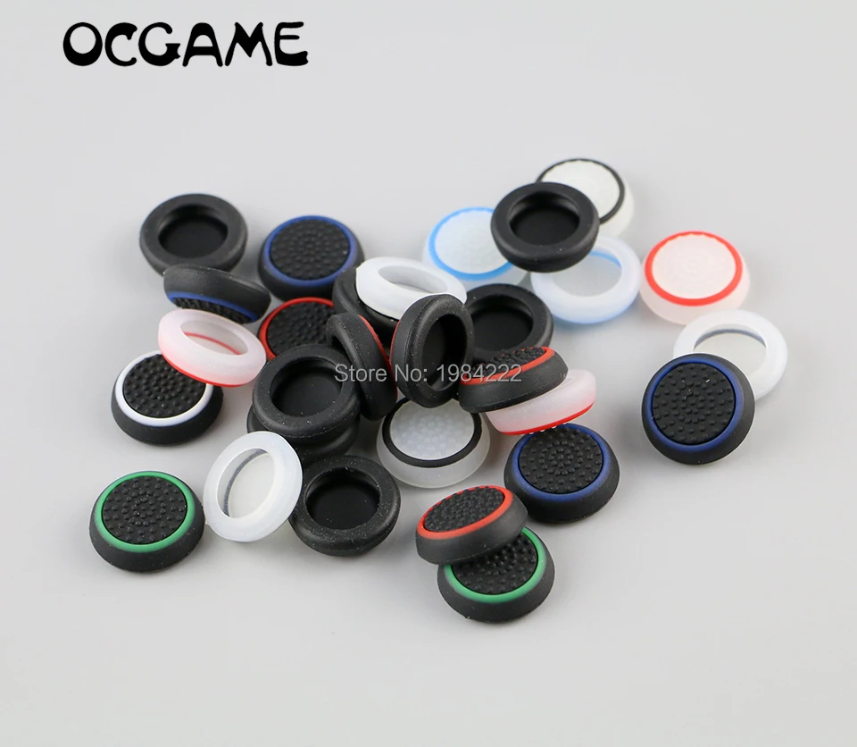 OCGAME 28 шт./лот силиконовые накладки на рукоятки для стиков совместимы с PS4/ Xbox 360/ PS3