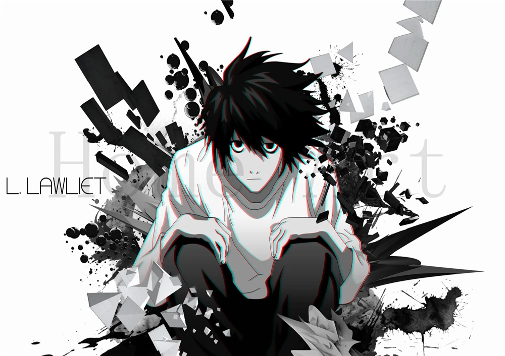 Плакат Death Note прозрачная картина настенные наклейки украшение для дома