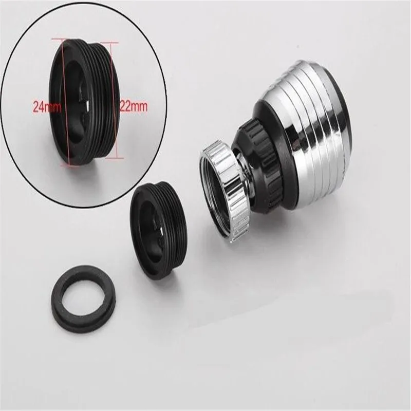 Горячая 360 град. воды барботером поворотная головка экономии кран аэратор разъем