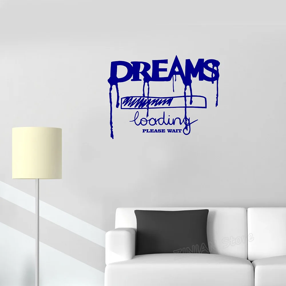 Мечты надпись слова виниловая настенная наклейка домашний Декор Гостиная