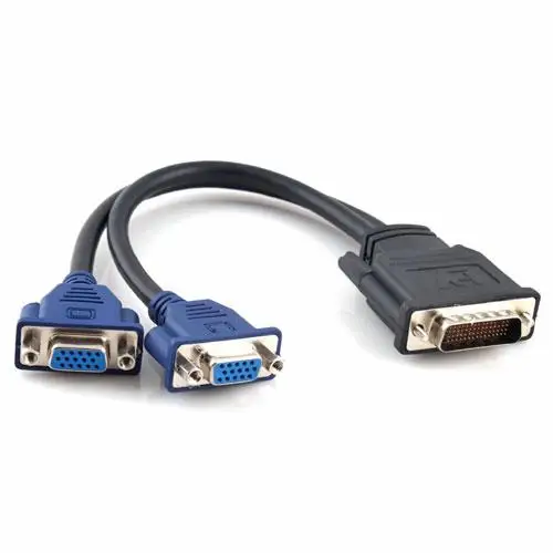 Высокое качество Мужской до 2 VGA HDMI DVI 59pins переходник разветвитель для high End видео