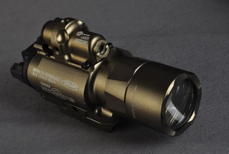 Element Airsoft Surefir X400U пистолетный светильник тактический флэш-светильник Красный Лазерный Пистолет оружейный светильник EX367