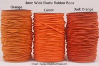 orange carrot dark orange 20 yardslot elastic cord 3mm beading stretch thread string rope