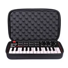 Чехол для переноски головы для Akai Professional MPK Mini MKII и MPK Mini Play, 25-клавишная USB миди-подставка под барабан и контроллер клавиатуры