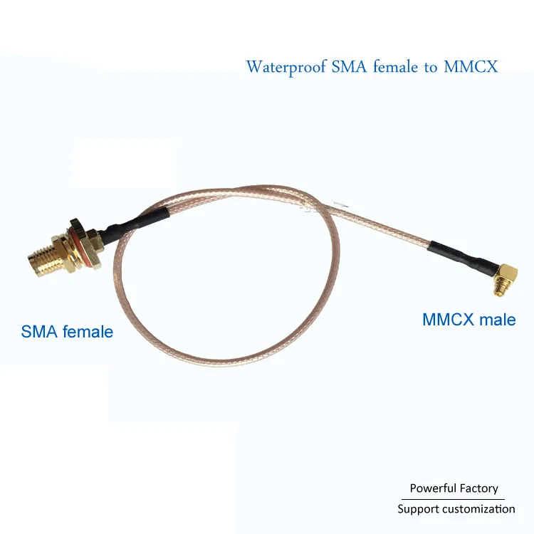 Бесплатный образец MMCX Pigtail RG178 SMA female to патч корд с male N BNC коннектор|Антенны для