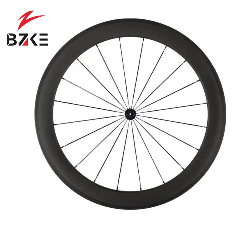 Carbon Wheels 700C 60mm Clincher 25mm Width Powerway R36 Racing Road Bike Wheelset carbon road bicycle wheels 135QR 11v body | Спорт и