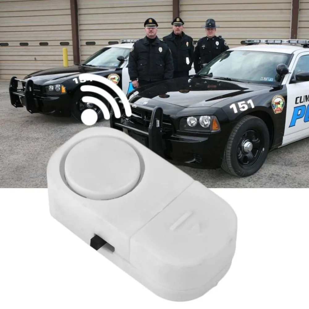 Self-adhesive Wireless Magnetic Sensor Burglar Door Window Entry Alarm Super Loud 90 dB With Stick Dustproof | Безопасность и