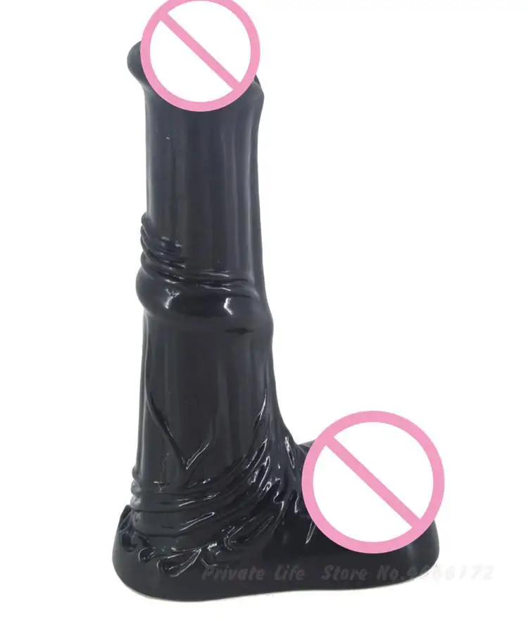Реалистичный большой фаллоимитатор силиконовый конский пенис мастурбатор