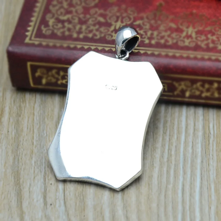 

Thai Silver Pendant for woman carp fish tag s925 pure silver Pisces auspicious like GE Manchester gift processing customized