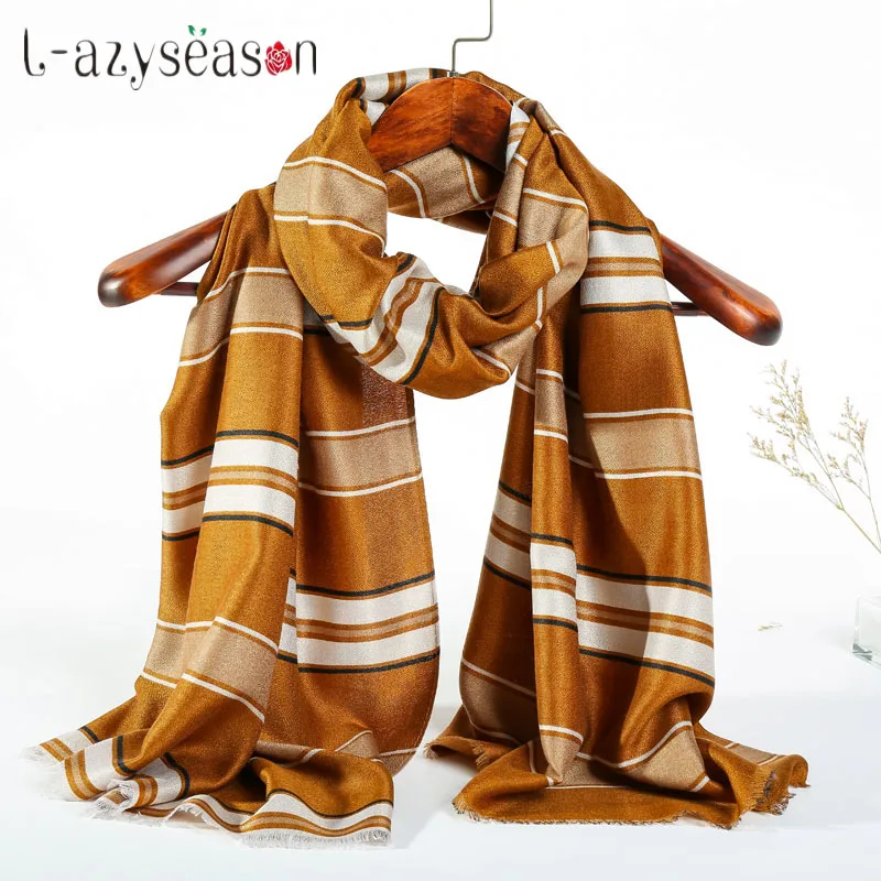 Новейший зимний шарф хиджаб женская брендовая дизайнерская качественная шаль