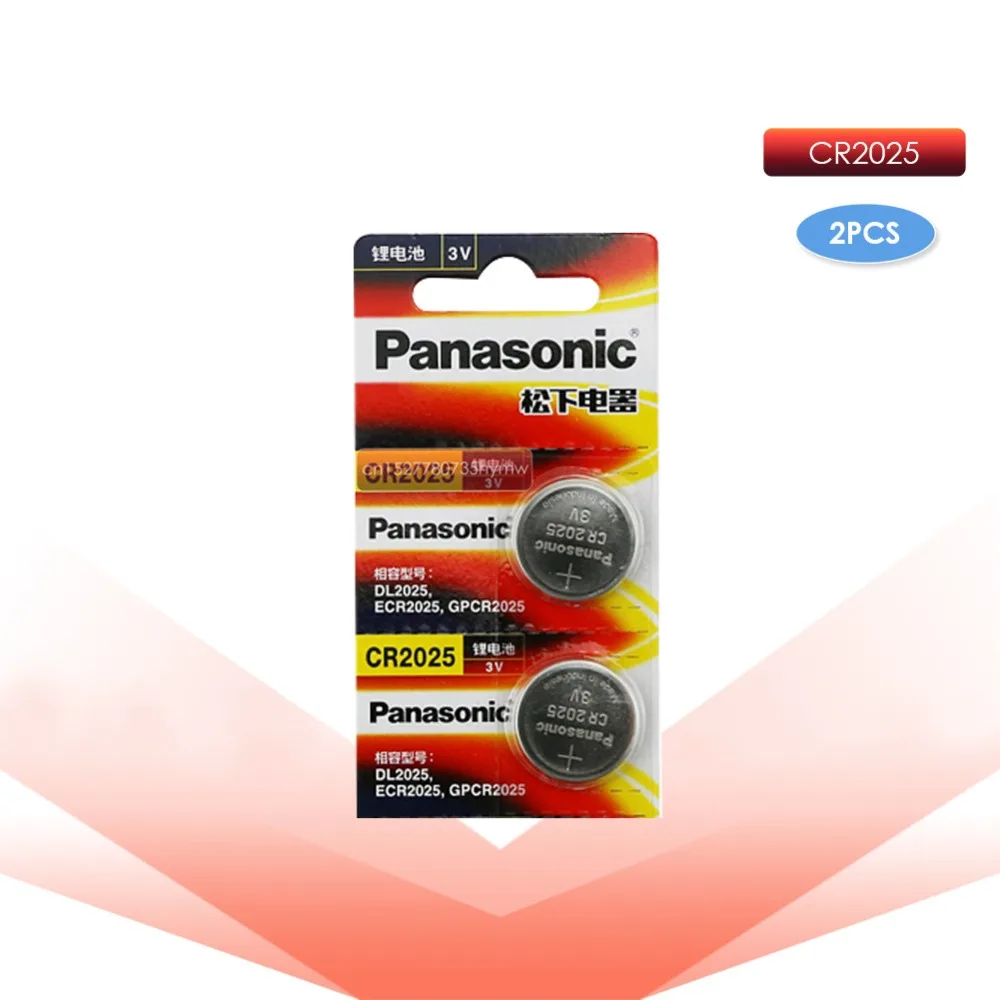 PANASONIC 2 шт. cr2025 ECR2025 BR2025 DL2025 KCR2025 LM2025 3 В литиевая батарейка для часов автомобиля игрушки