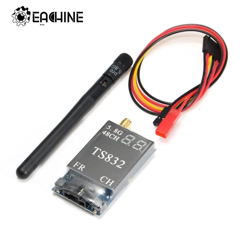 Оригинальный Eachine TS832 Boscam FPV 5 8G 48CH 600mW 7 4 16 V беспроводной av передатчик для