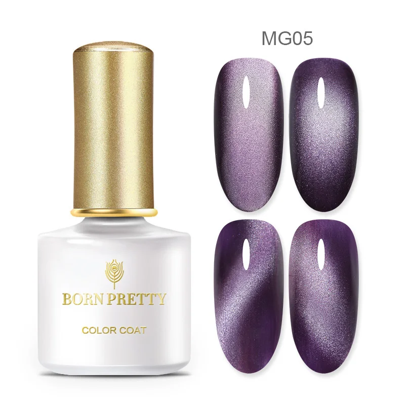 BP-MG05 Магнитный Гель-лак для ногтей BORN PRETTY, 6 мл, 5D, долговечный, розовый, серый, синий, смешанные цвета, дизайн, отмачиваемый, УФ светодиодный гель для ногтей - Цвет: BP-MG05