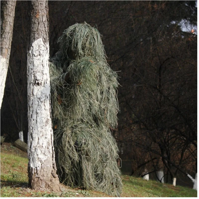 Мужская и женская тактическая камуфляжная одежда из травы для охоты в
