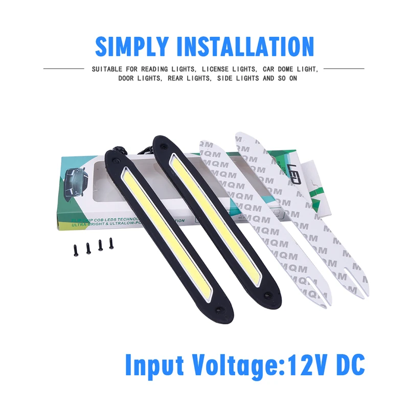 HLXG 2 шт. DRL дневные лампы COB 32SMD гибкие поворотные ходовые Автомобильные
