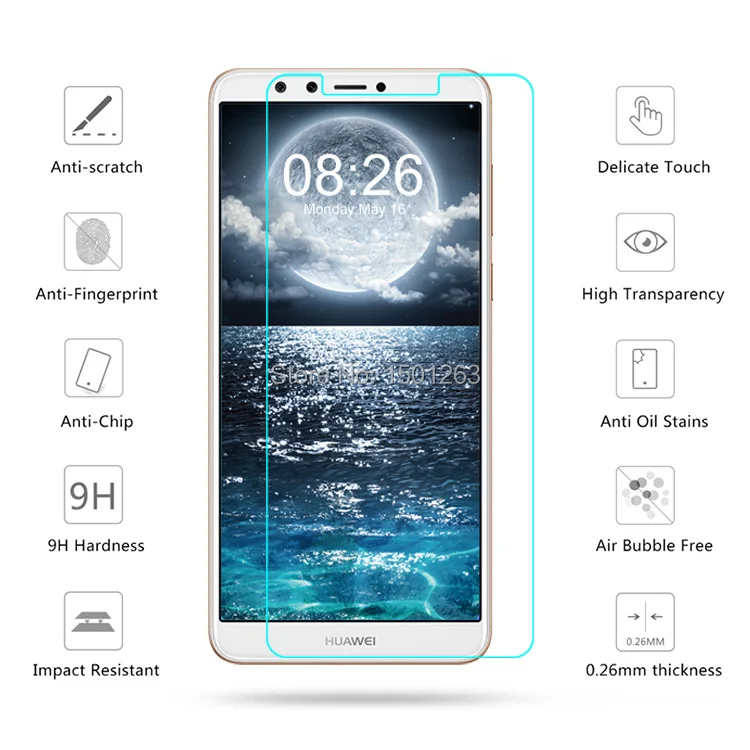 2 шт для huawei Enjoy 8 Plus 5 93 &quotзакаленное стекло чехол экрана Закаленное Защитная