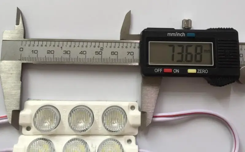 3 Вт SMD 3030 3 светодиодный модуль светильник коробка светодиодные модули с линзой 60 градусов впрыска водонепроницаемый светильник высокой яркости ing