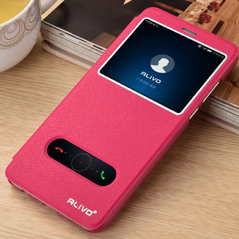 Rose Для huawei Honor 7A чехол 5,4" Роскошный чехол-книжка с окошком из искусственной кожи для huawei Honor 7A Чехол-книжка с подставкой DUA-L22 чехол для телефона s - Цвет: Rose