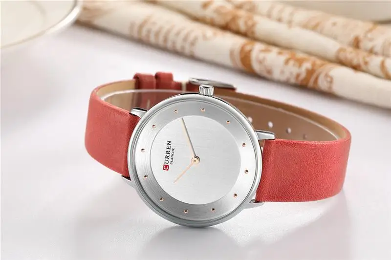 CURREN 9033 женские часы роскошные кожаные женские кварцевые наручные часы повседневные Элегантные женские часы женские Relogio Feminino