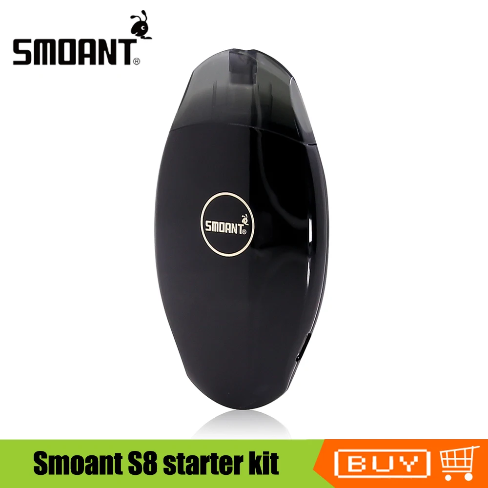 Оригинальный стартовый набор Smoant S8 pod электронная сигарета 370 мАч батарейный блок