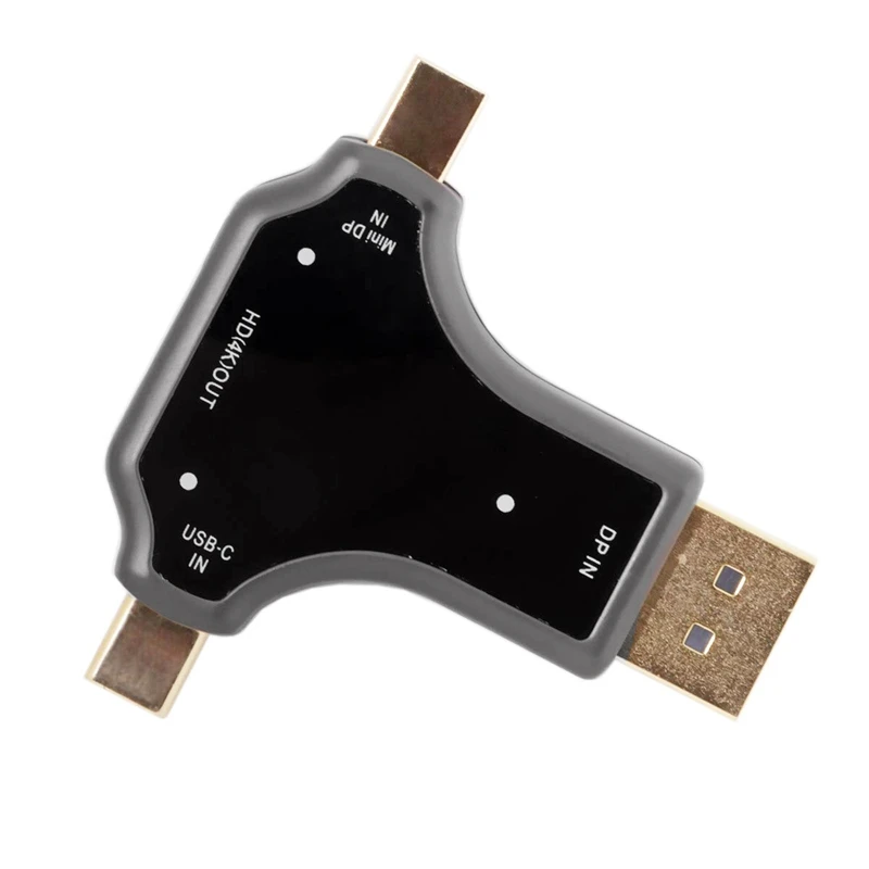 USB C & Displayport Mini DP 3 в 1 к HDMI Женский адаптер Тип 4K 2K для ноутбука Macbook PC| |
