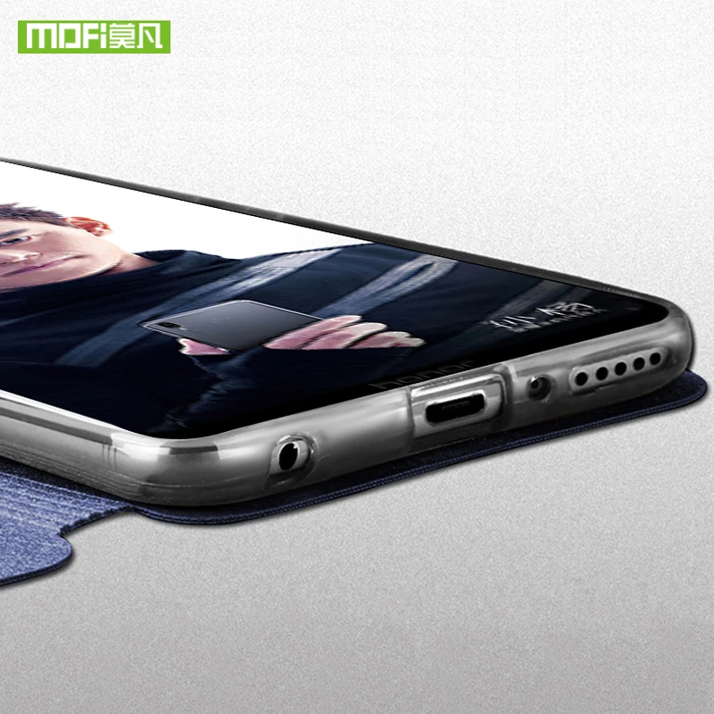 Чехол Mofi для huawei honor play чехол откидной кожаный силиконовый роскошный PU 6 3