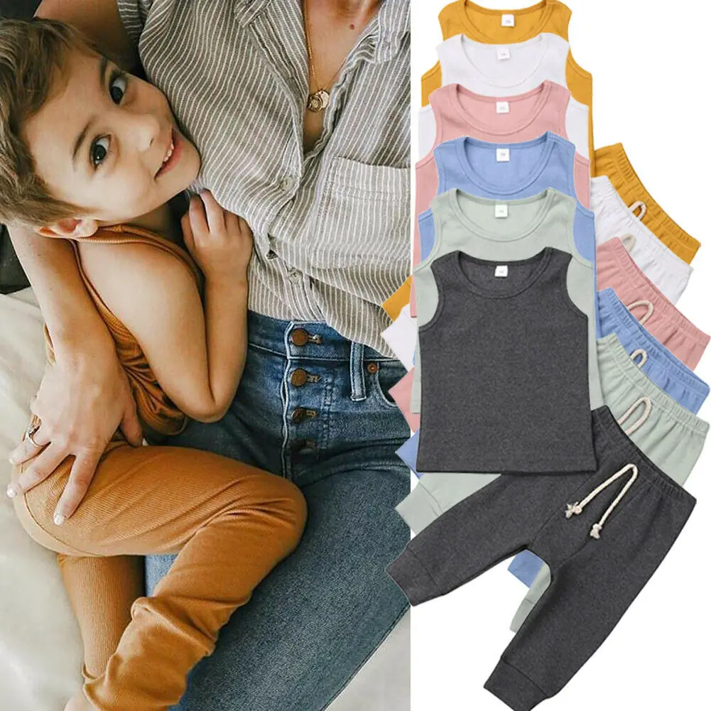 

Pudcoco Baby Kids Set Newborn Kids Baby Boy Girl 0-24M Clothes Pants Outfits Set US