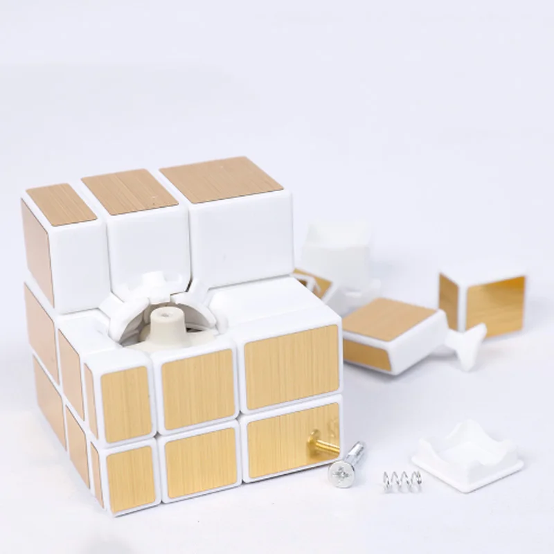 2019 Новый Shengshou 3x3x3 магический скоростной куб зеркальные блоки серебряные