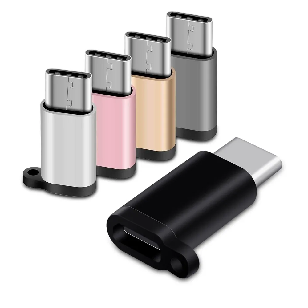 Адаптер конвертер Ascromy Micro USB to Type C для Huawei P20 Pro Xiaomi Mi 8 Mi8 Samsung Galaxy S9 S8 Oneplus 6 6T