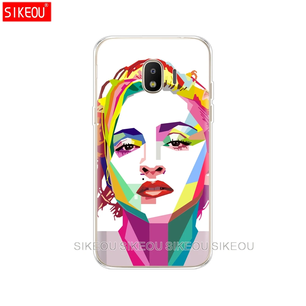 Силиконовый чехол для телефона Samsung Galaxy J3 J5 J7 2017 J330 J530 J730 PRO j2 2018 Singer Madonna|Бамперы| |