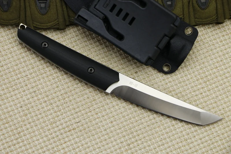 DICORIA Slay VG-10 лезвие G10 ручка фиксированное лезвие Тактический охотничий нож KYDEX оболочка для кемпинга выживания на открытом воздухе EDC ножи инструменты