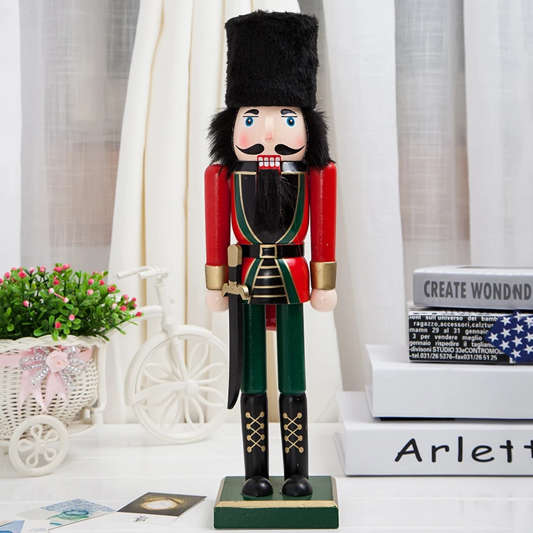 Новый Рождественский праздничный гайковёр 38 см в высоту топор солдат винтажный