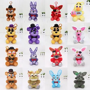 Плюшевый медведь FNAF, брелок-подвеска для ключей, детские плюшевые игрушки, 14 см