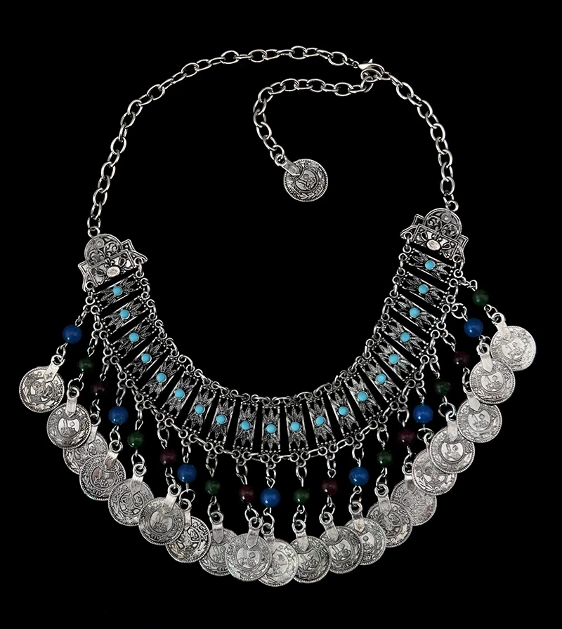 Женское Ожерелье чокер в этническом стиле|fashion necklace|necklace fashioncoin necklace |