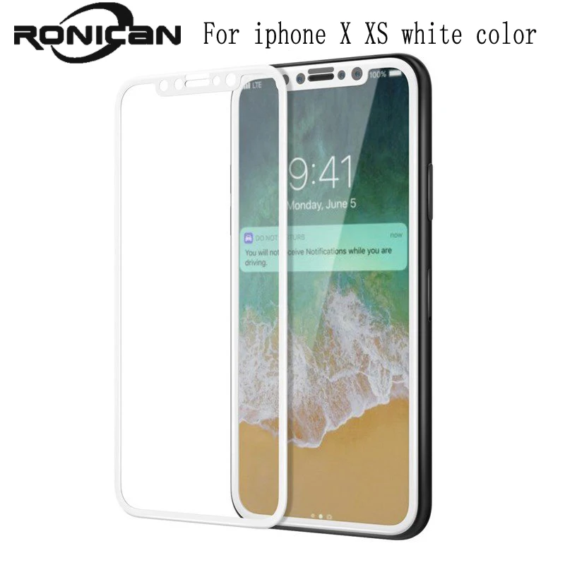 10 шт. для iPhone Xs 6 7 Plus, защитная пленка для экрана телефона 9 H, 3D изогнутое углеродное волокно с мягкими краями, закаленное стекло для iPhone 8 8 Plus