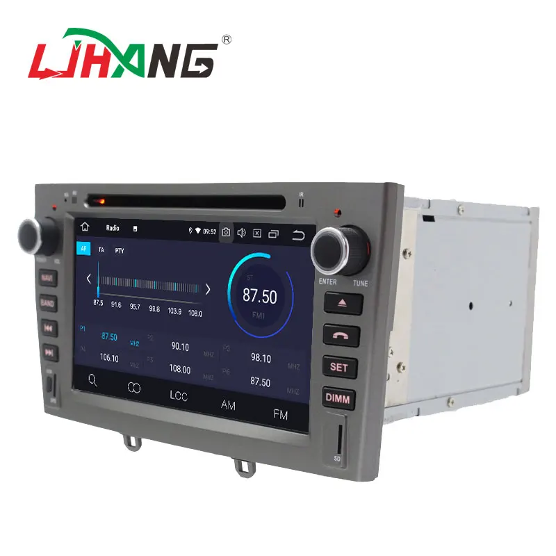 Автомобильный DVD плеер LJHANG Android 10 для PEUGEOT 308 408 308SW WIFI мультимедийный GPS навигатор