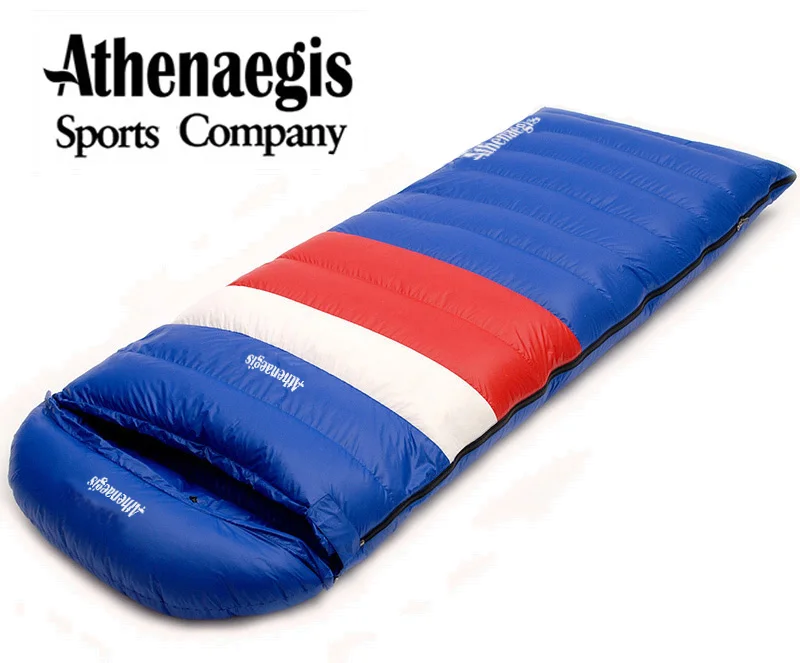 Athenaegis ультра-легкий пуховик для девочек; Цвет белый; 1200 г/1500 г/1800 г/2000 г заполнения может наращенный спальный мешок дышащий утолщение спальный мешок
