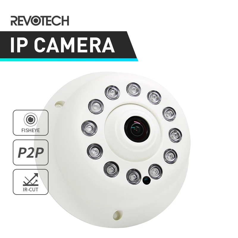Рыбий глаз FHD 1920x1080 P 2.0MP IP камера 12 LED ИК панорамная безопасность ночное видение ONVIF