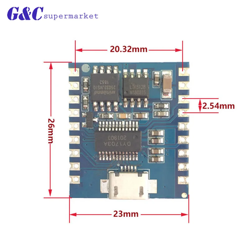 Модуль управления последовательным голосовым воспроизведением USB MCU IO Control