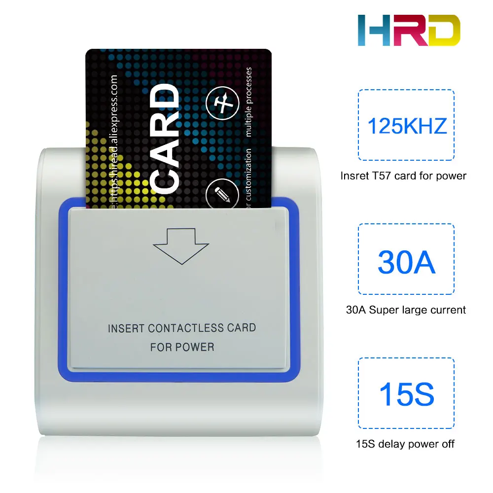 

white blue panel hotel motel rent suites Inn energy power saving trfid card T57 switch standard size 86mm induction wall switch