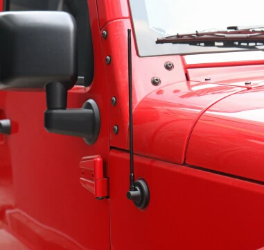 CarCarHome антенны металлические для Jeep Wrangler JK 2007 + 2 4 двери Бесплатная