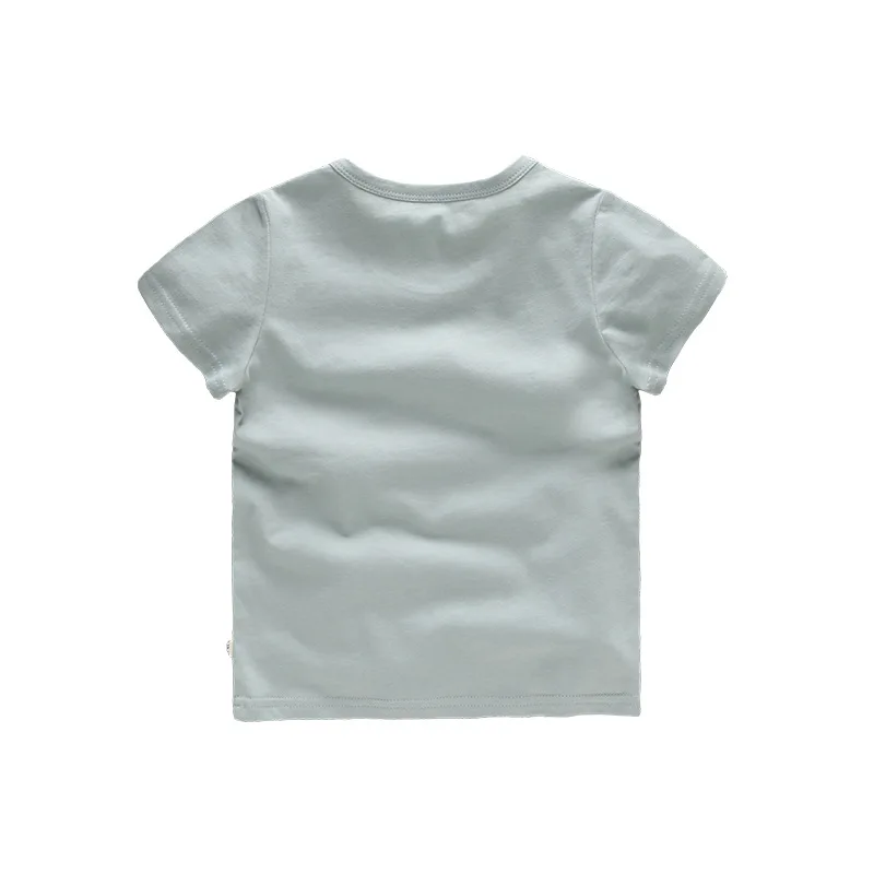 Короткая мягкая одежда с рисунком рыбы летняя детская футболка для девочек