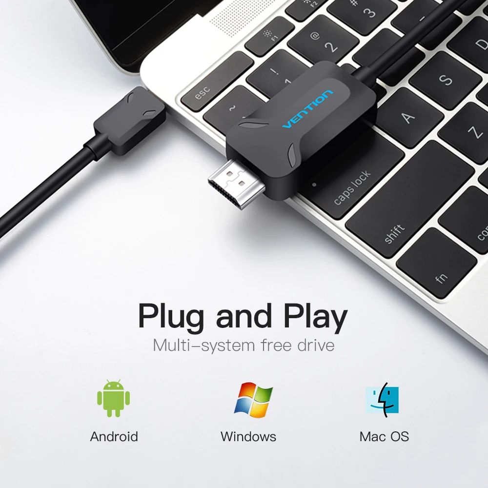 Vention USB C HDMI кабель Type к адаптер для MacBook Samsung Galaxy S8 + Huawei Mate 10 Pro P20 Thunderbolt 3 Поддержка| |